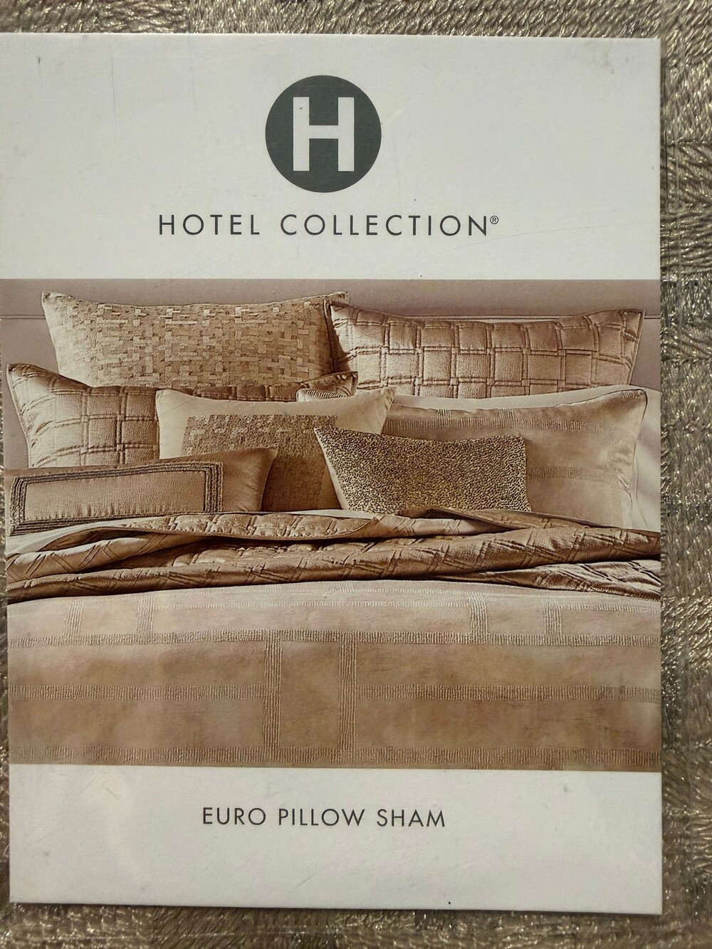 Hotel Collection Burnish Euro Pillow Sham Bronze 26x26 2021 - Picture 4 of 4